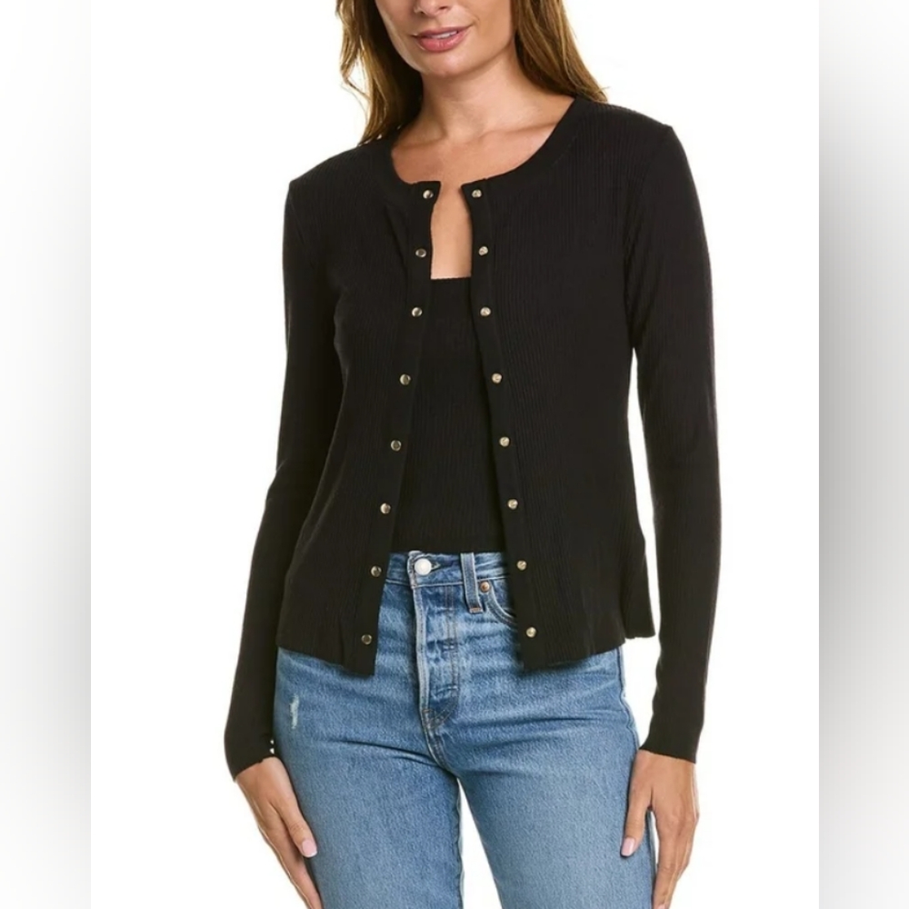 Nation Ltd. XS black Nona twin cardigan set